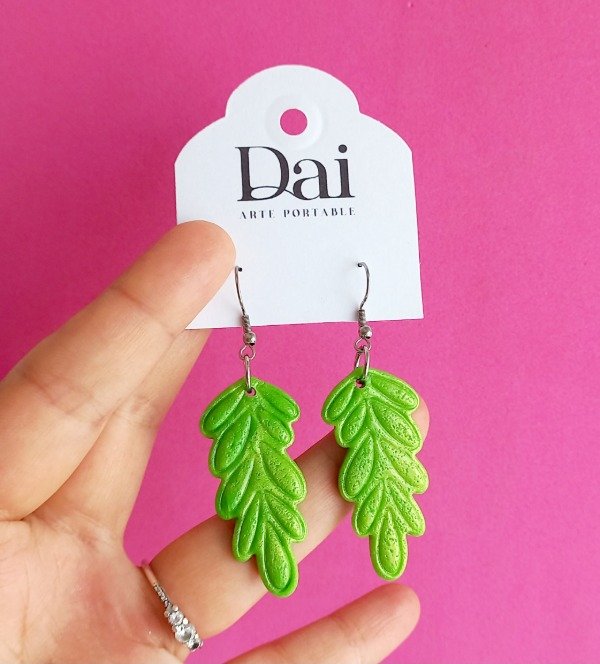 Producto - Aros Botánicos Verde claro