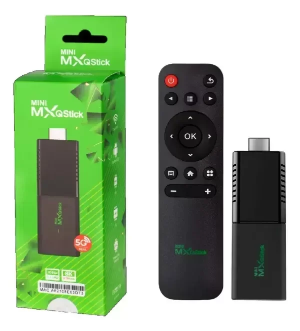 Producto - Convertidor Android Mi Tv Stick Box Mxq Mini 8k 5g 8gb 2gb Ram Wi-fi + Control