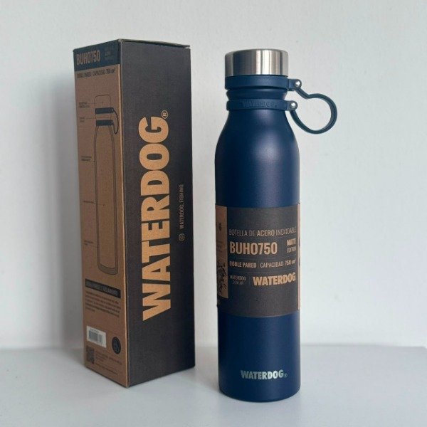 Producto - Botella BUHO azul waterdog 750ml - Grabado de regalo