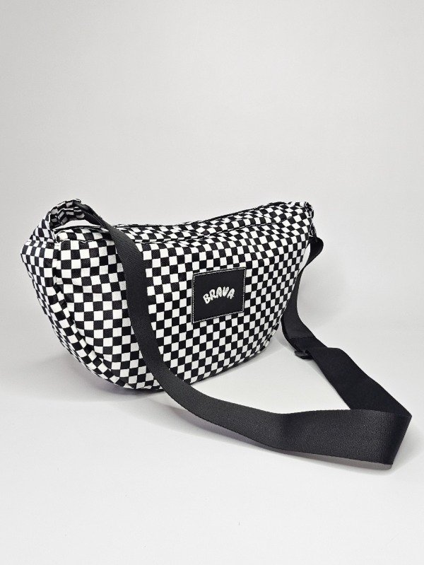 Producto - Shoulder Bag damero negro