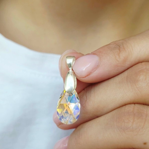 Producto - DIJE GOTA CRISTAL SW AURORA BOREAL