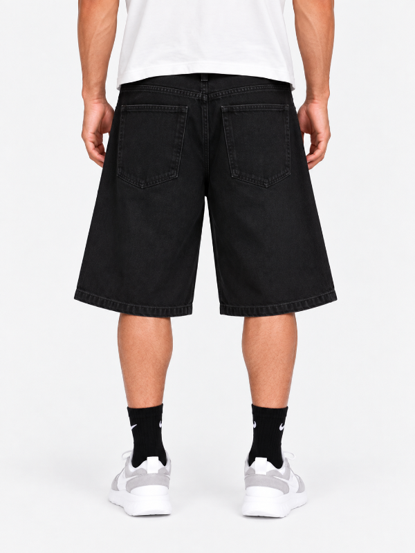 Producto - Bermuda Baggy Negra - 1