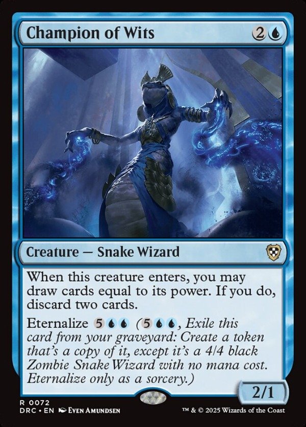 Producto - Champion of Wits #72  Aetherdrift Commander