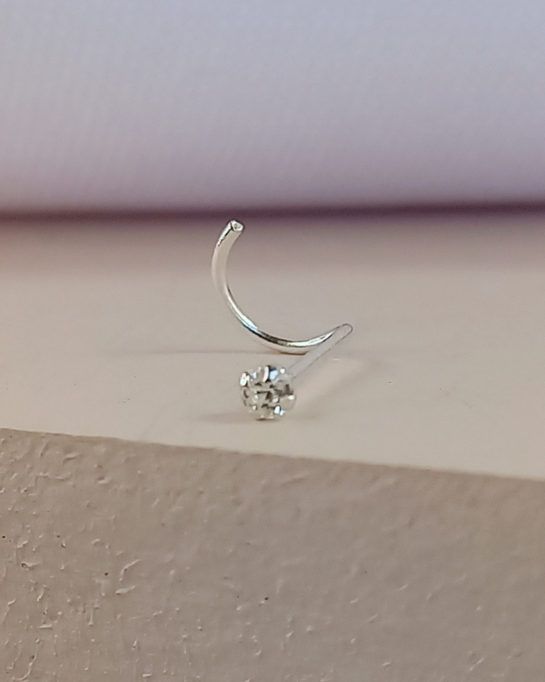 Producto - Aro Piercing Nostril rulito Plata925