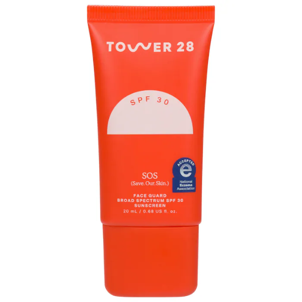 Producto - Tower 28 Beauty  Mini SOS FaceGuard SPF 30 Mineral Sunscreen 20ml