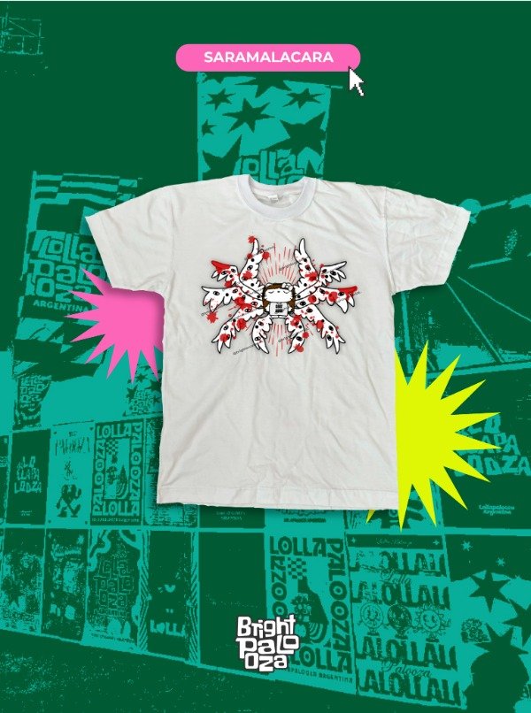 Producto - Remera Kitty Saramalacara - BRIGHTPALOOZA