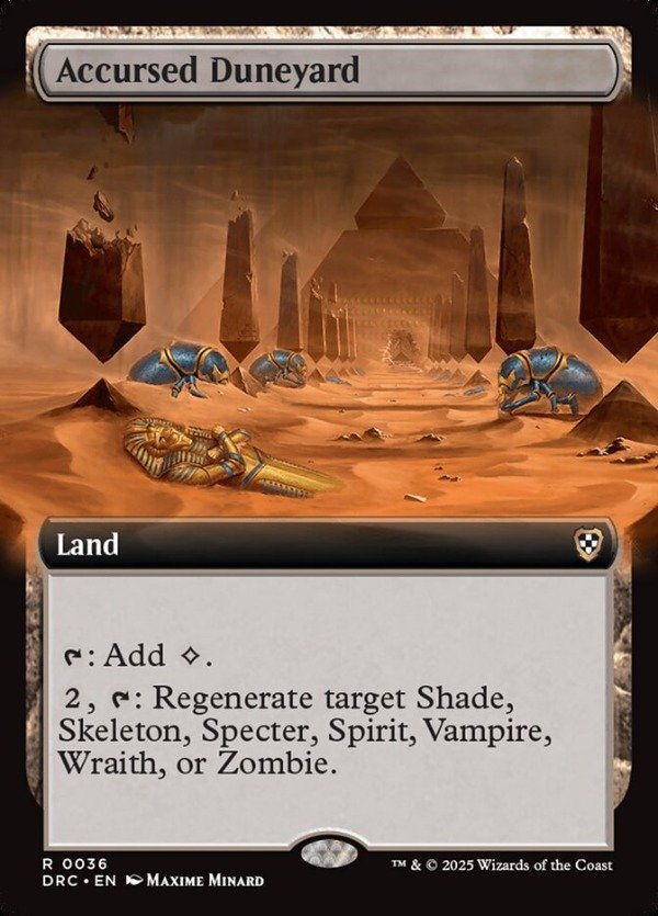 Producto - Accursed Duneyard Extended  Aetherdrift Commander