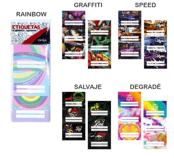 Producto - ETIQUETA ONIX FSIA. x12u.