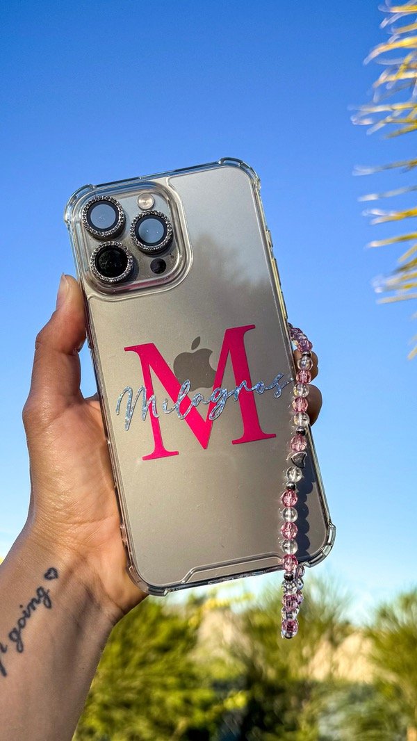 Producto - Case personalizada + colgante corazon