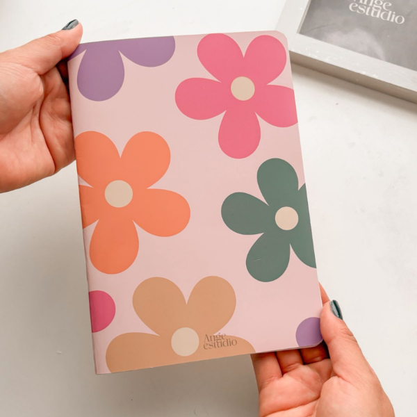 Producto - Cuaderno Notebook broche Floral