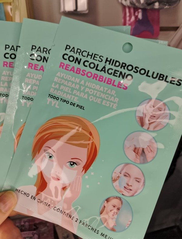 Producto - Parches hidrosolubles mejillas