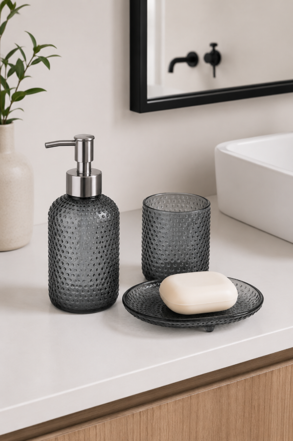 Producto - Set de baño x3 negro