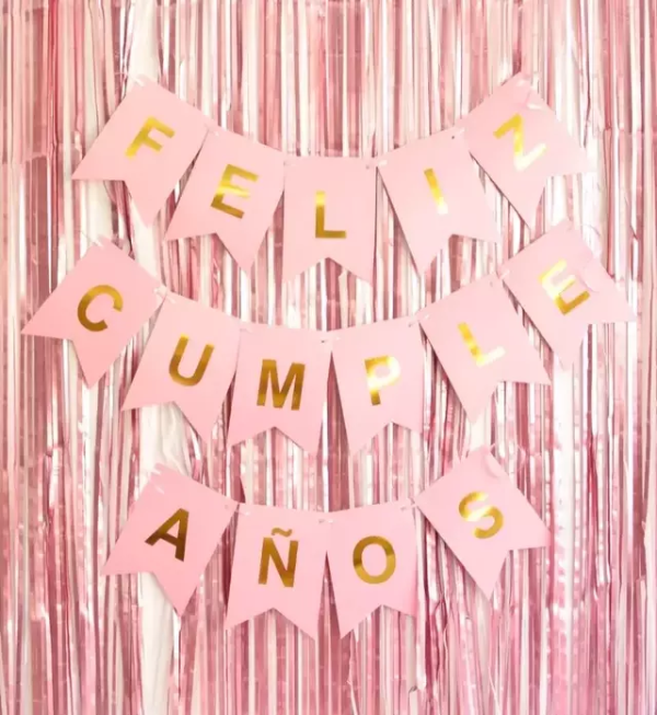 Producto - Banderin Feliz Cumpleaños! Todos los colores