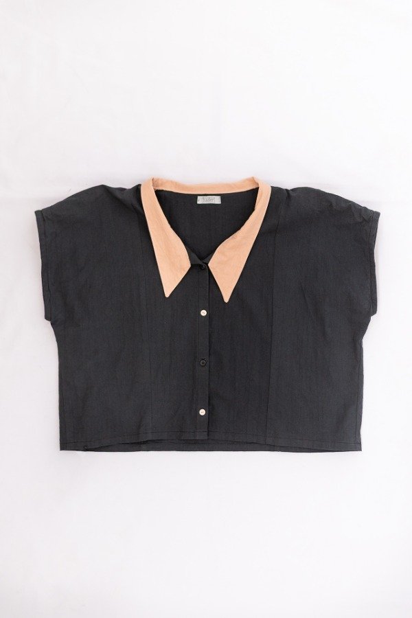 Producto - Camisa capullo - negro y rosa