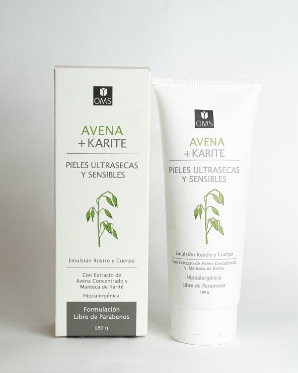 Producto - Emulsión Rostro y Cuerpo Vegano Sin Gluten  Piel Hipersensible Oms 189 Gr