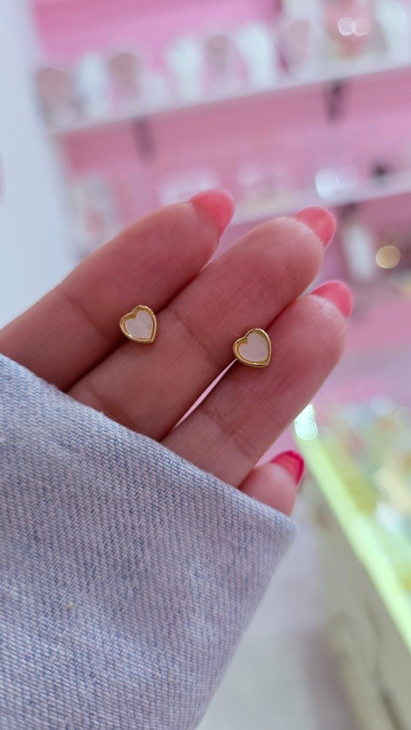 Producto - Aros nacar corazon AD