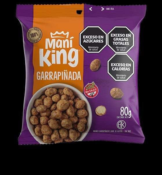 Producto - GARRAPIÑADA DE MANÍ SIN TACC X 80GR