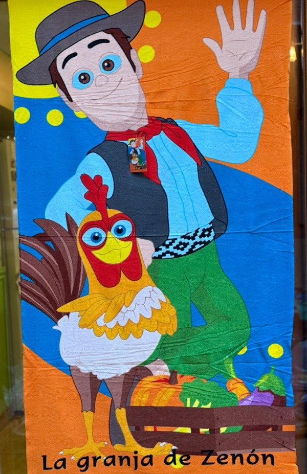 Producto - Toallon Animado La Granja de Zenon