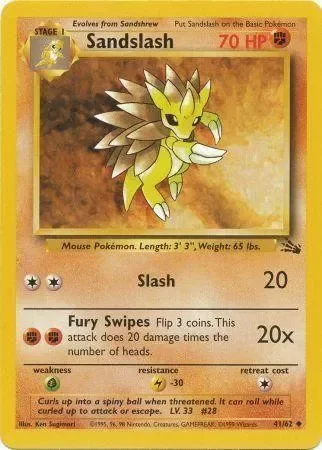 Producto - Sandslash (41/62) [Fossil Unlimited]