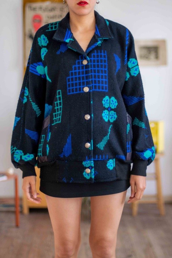 Producto - Camperón Tejido Trébol Talle: L-