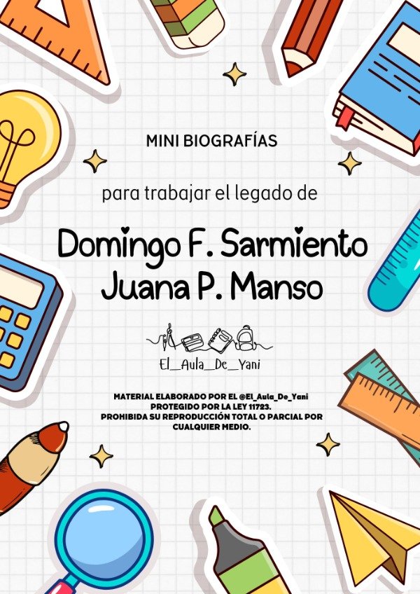 Producto - Mini Biografías: Sarmiento y Juana Manso