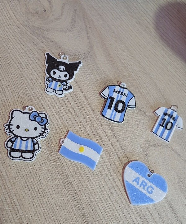 Producto - Dije Para Tira Cierre Argentina X10