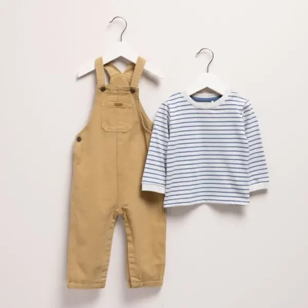 Producto - Set jardinero y remera Yamp beige - 2