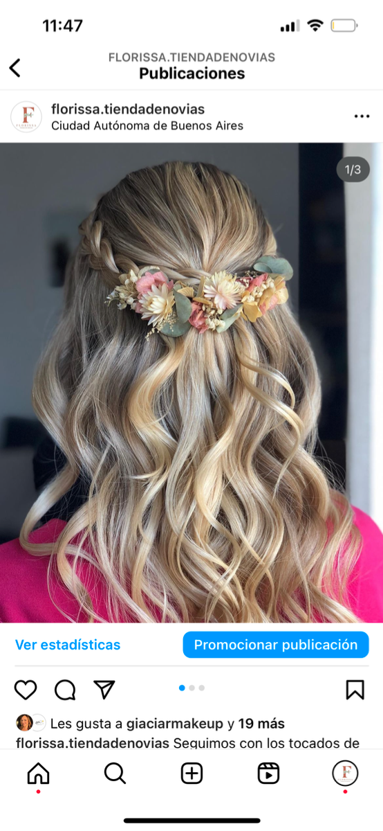 Producto - Tocado floral June