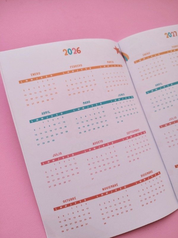 Producto - PLANNER MENSUAL PERPETUO - A5 TAPA BLANDA - 4