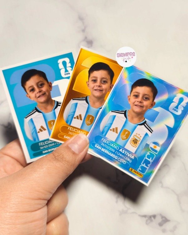 Producto - Figurita álbum personalizada