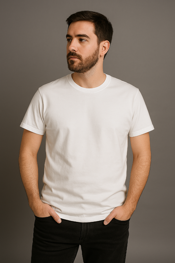 Producto - Remera algodón peinado 24.1 BLANCO unisex