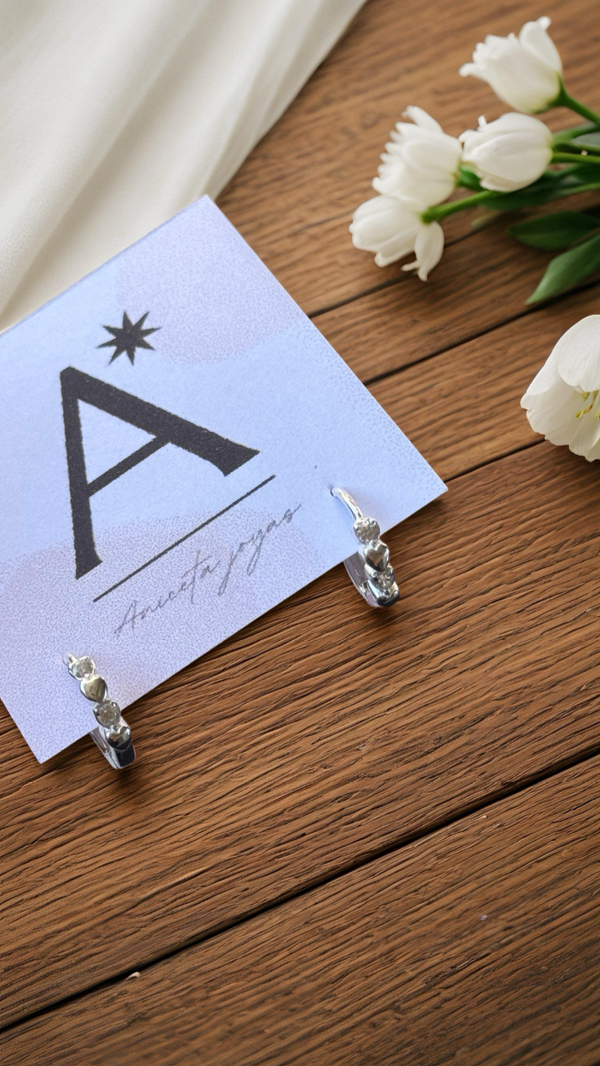 Producto - Aritos de plata 1cm A425