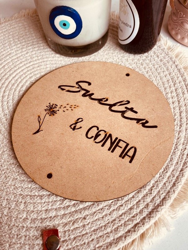 Producto - Círculo para borla 15 cm suelta y confía