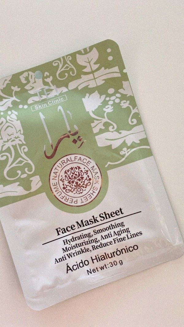 Producto - Mascarilla hidratante facial. Acido Hialuronico. TEI