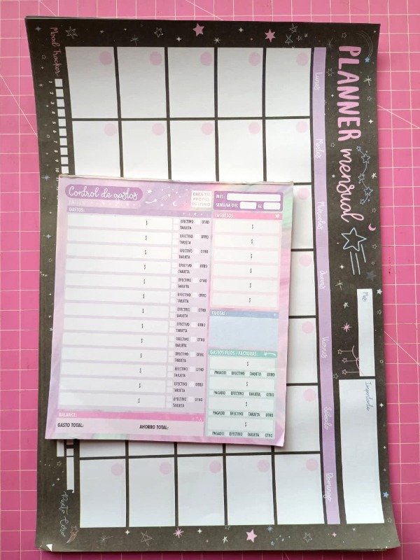 Producto - Planner mensual + control de gastos