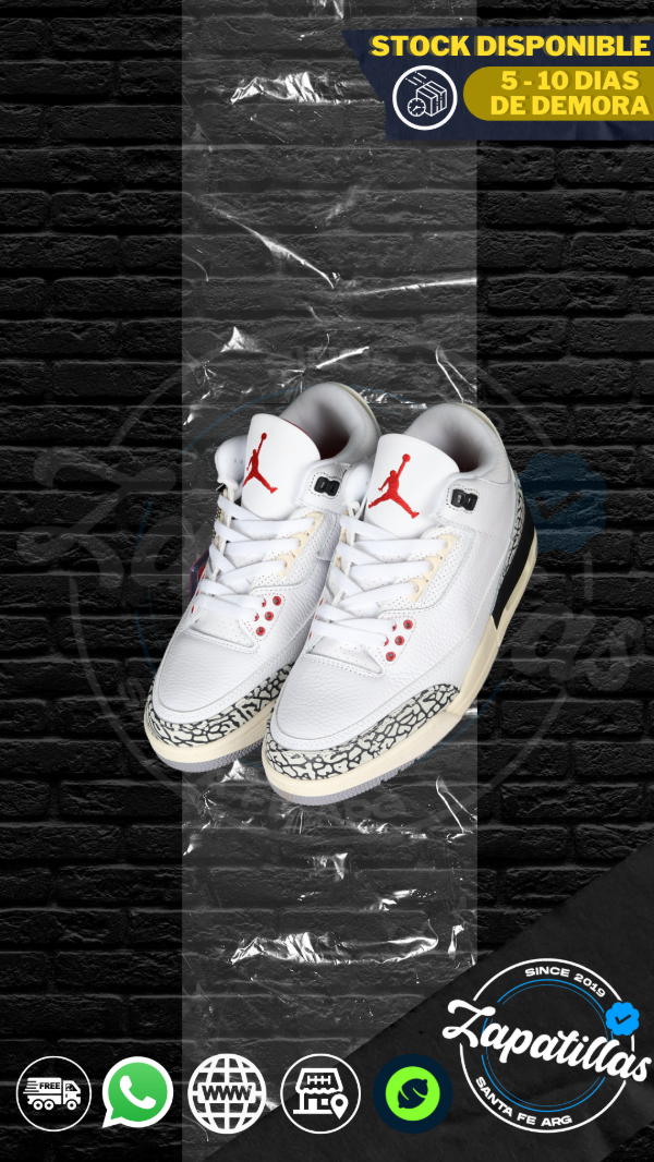 Producto - Nike Air Jordan 3 White Cement Reimagined