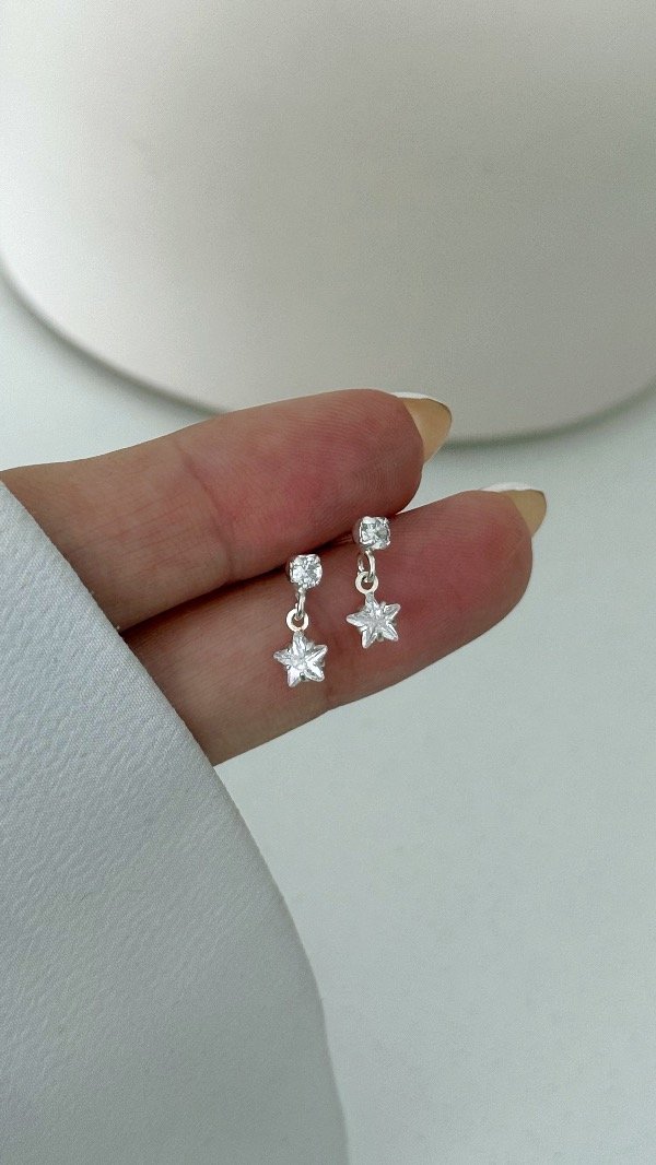 Producto - Pasantes cubic dije estrella P925