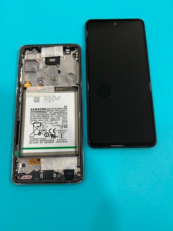 Producto - MODULO SAMSUNG A52 / A52S OSCURO + BATERIA ORIGINAL DE EQUIPO (DESARME)