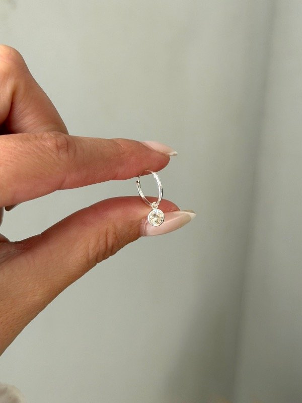 Producto - Argolla dije círculo cubic 12mm (unidad) - 1