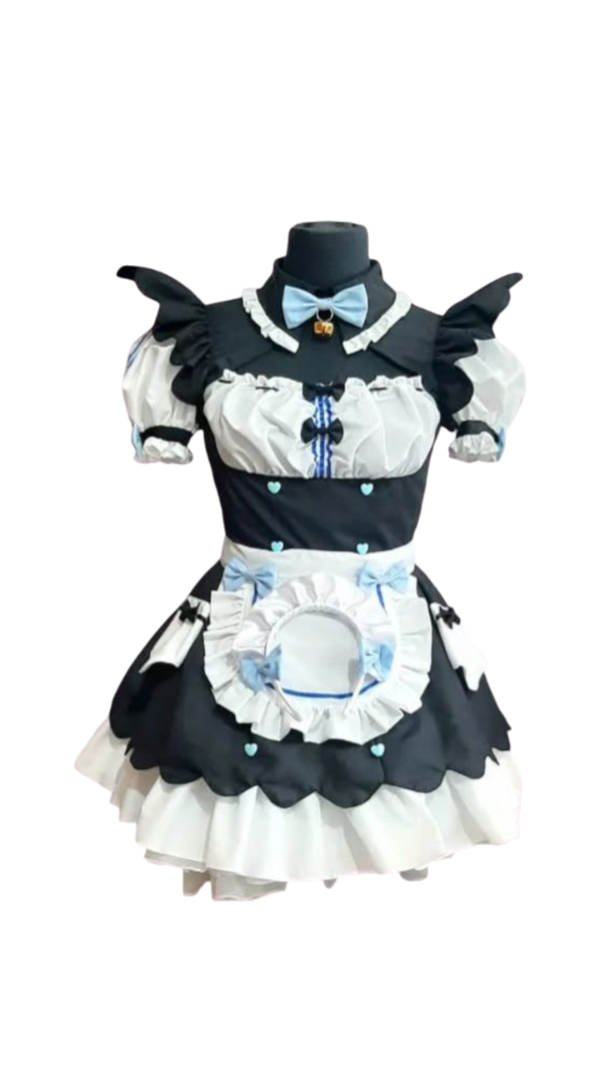 Producto - Nekopara maid manga corta celeste