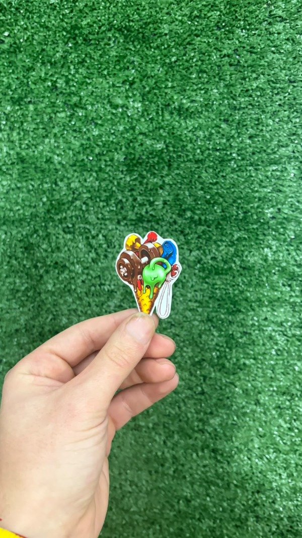 Producto - Stickers Fitness - Para Termos - HELADO PESAS