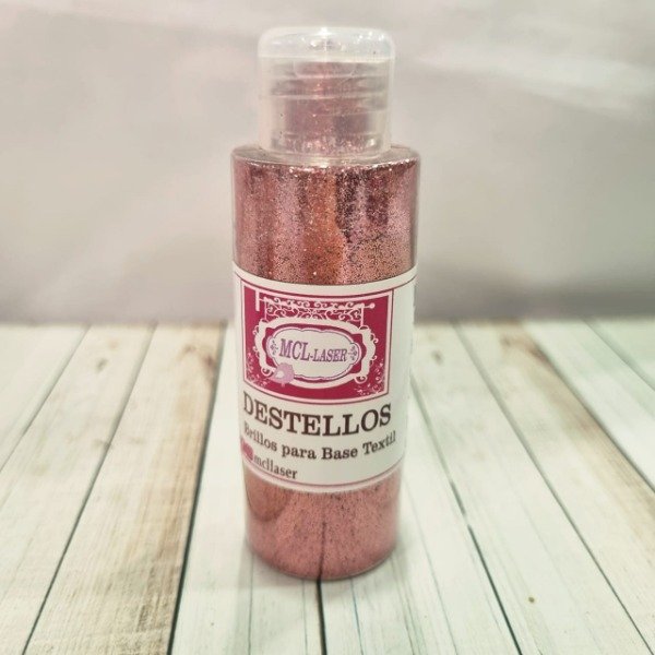 Producto - Destellos /brillos para base textil - Rosa