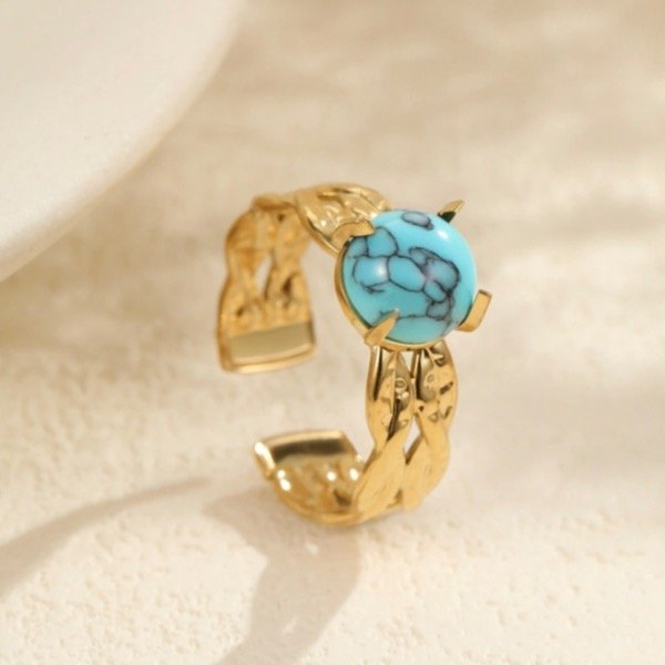 Producto - Anillo Celeste Rústico