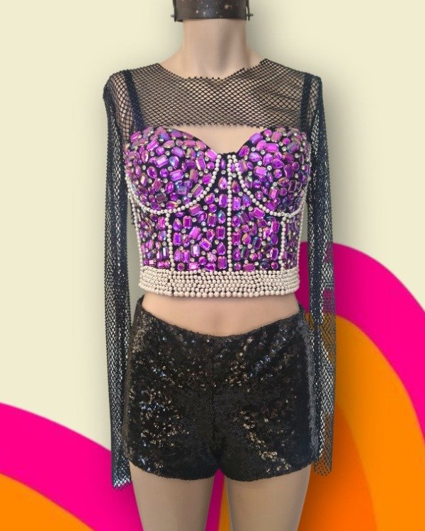 Producto - Manga Larga red strass