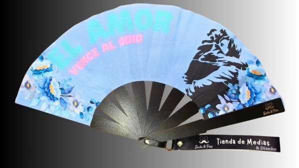 Producto - Abanico "El Amor Vence al Odio" -Con accesorios-