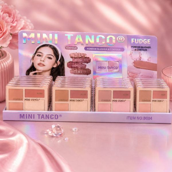 Producto - PALETA SOMBRA CUARTETO FUDGE CORAZON MINI TANGO LLES004