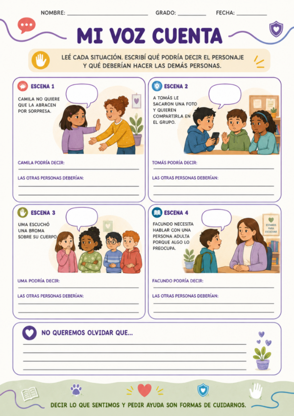 Producto - ESI, MEMORIA Y DERECHOS: CUERPOS QUE SE CUIDAN, VOCES QUE SE ESCUCHAN - 8