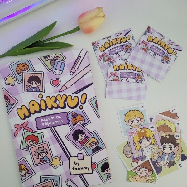 Producto - Album de figuritas Haikyuu (INCLUYE TODAS LAS FIGURITAS)