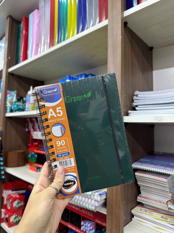 Producto - Cuaderno Green 5 Cuadriculado A5