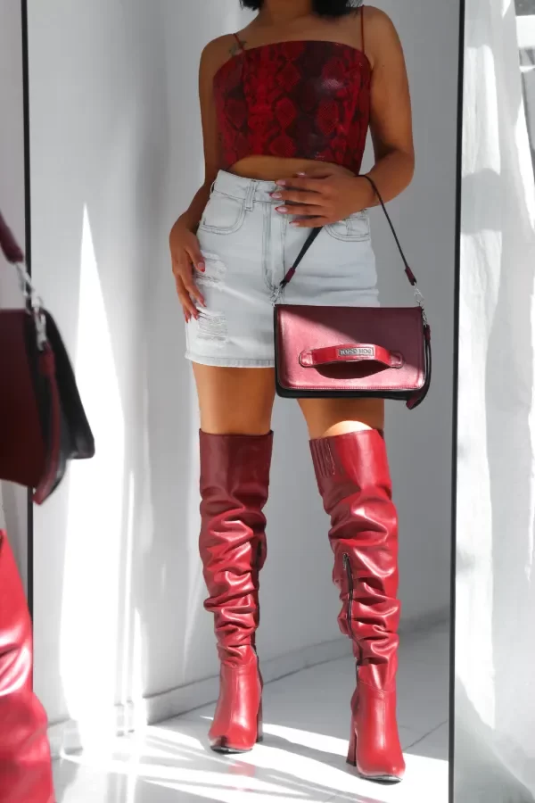 Producto - CARTERA / SOBRE - Cherry - 4